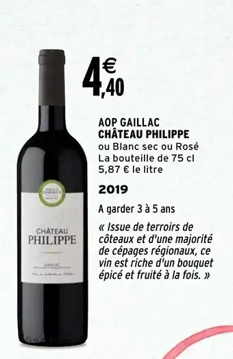 Intermarché AOP gaillac château philippe offre