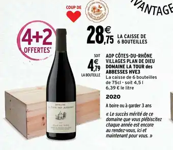 AOP côtes-du-rhône villafes plan de dieu