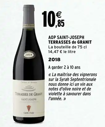 AOP saint-joseph terrasses de granit
