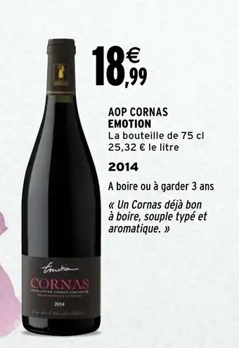 Intermarché AOP cornas emotion offre