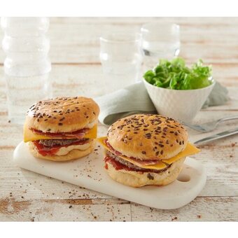 Auchan Burgers bœuf bacon offre