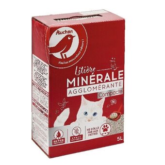 Litière minérale agglomérante auchan