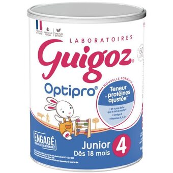 Auchan Lait 4 junior guigoz optipro offre