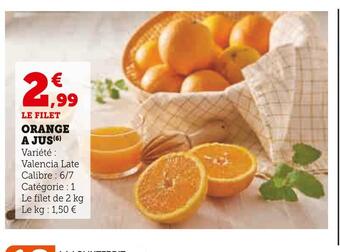 U Express Orange a jus offre