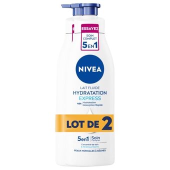 Auchan Lait corps hydratant nivea offre