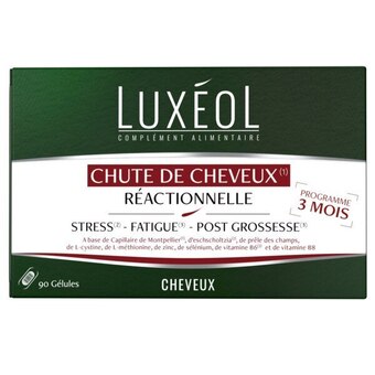 Auchan Luxéol chute de cheveux réactionnelle programme 3 mois offre