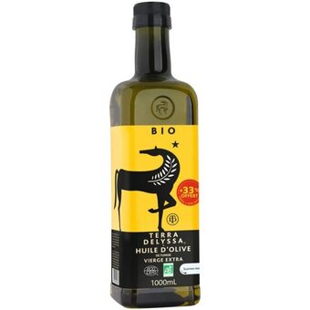 Auchan Huile d'olive vierge extra bio terra delyssa offre
