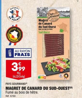 Pays gourmand magret de canard du sud-ouest
