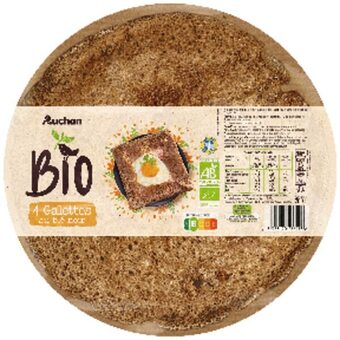 Auchan Galettes au blé noir auchan bio offre