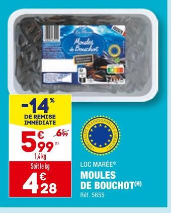 ALDI Loc marée moules de bouchot offre