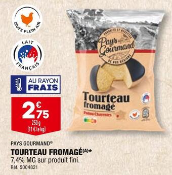 ALDI Pays gourmand tourteau fromagé offre