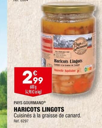 ALDI Pays gourmand haricots lingots offre