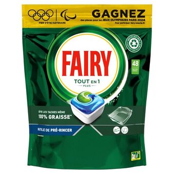 Auchan Capsule lave vaisselle tout en un fairy offre