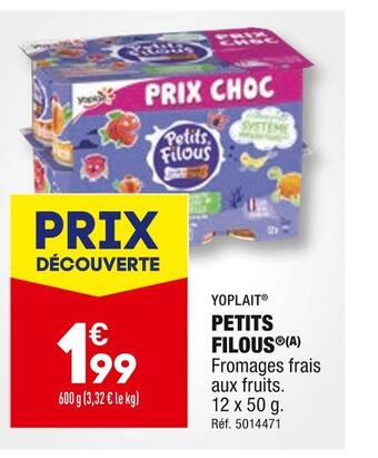ALDI Yoplait petits filous offre
