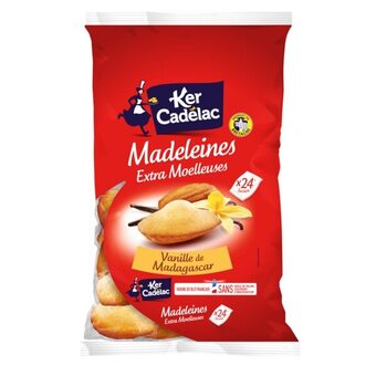 Auchan Madeleines extra moelleuses ker cadelac offre