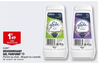 Glade désodorisant gel parfumé