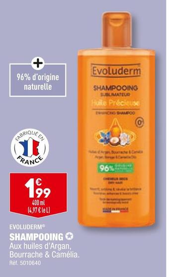 ALDI Evoluderm shampooing offre