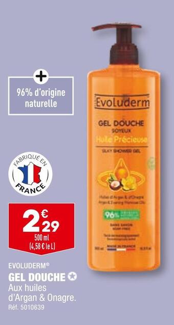 ALDI Evoluderm gel douche offre