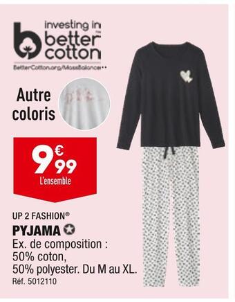 ALDI Up 2 fashion pyjama offre