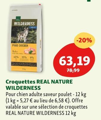 Maxi Zoo Wilderness croquettes real nature offre