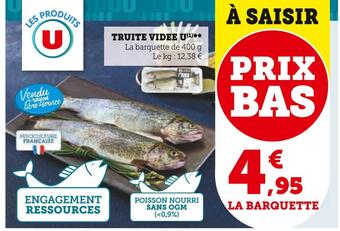 Super U U truite videe offre