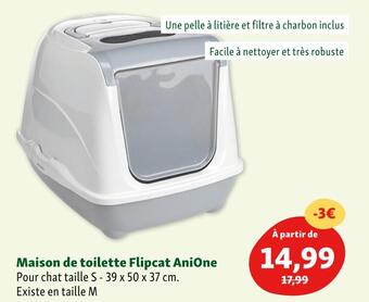 Maxi Zoo Anione maison de toilette flipcat offre
