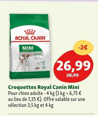 Maxi Zoo Royal canin croquettes royal canin mini offre