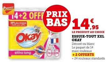 Super U Okay essuie-tout xxl offre