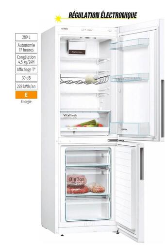 Blanc Brun Bosch réfrigérateur offre