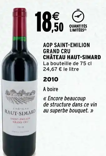 AOP Saint-Emilion Grand Cru Château Haut-Simard