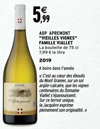 AOP Apremont “Vieilles Vignes”