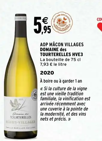 Intermarché AOP Mâcon Villages Domaines offre