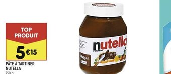 Leader Price PÂTE À TARTINER NUTELLA offre