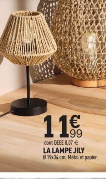 Centrakor LA LAMPE JILY offre