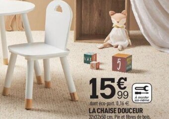 Centrakor LA CHAISE DOUCEUR offre