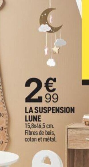 Centrakor LA SUSPENSION LUNE offre
