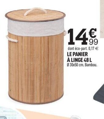 Centrakor LE PANIER À LINGE 48 L offre
