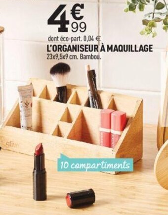 Centrakor L'ORGANISEUR À MAQUILLAGE offre