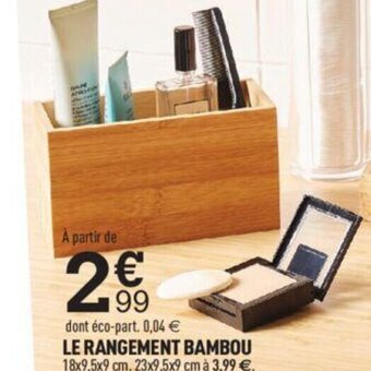 Centrakor LE RANGEMENT BAMBOU offre