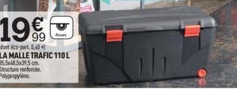 Centrakor LA MALLE TRAFIC 110 L offre