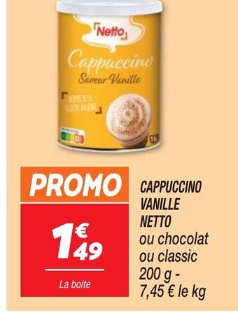 Cappuccino VANILLE NETTO