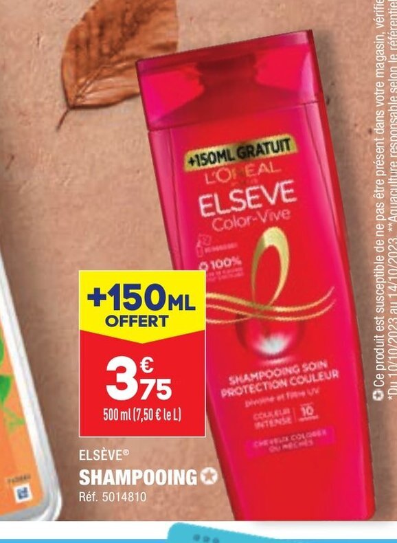 Promo SHAMPOOING chez ALDI