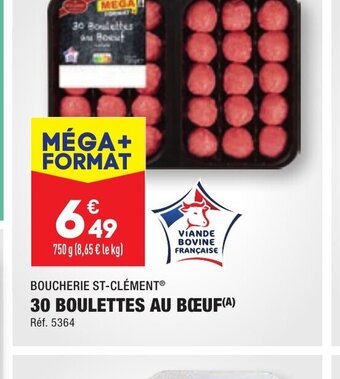 ALDI 30 BOULETTES AU BŒUF(A) offre