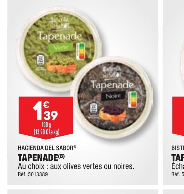 Promo Tapenade chez ALDI