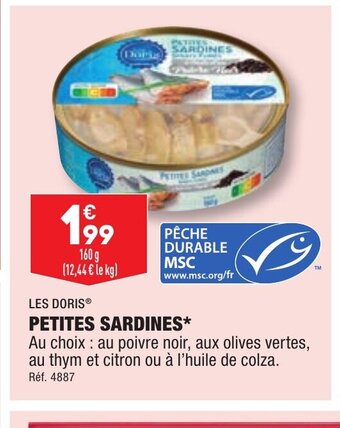 ALDI PETITES SARDINES offre