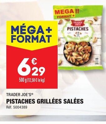 ALDI PISTACHES GRILLÉES SALÉES offre