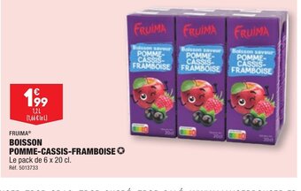 ALDI BOISSON POMME-CASSIS-FRAMBOISE offre