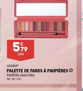 ALDI PALETTE DE FARDS À PAUPIÈRES offre