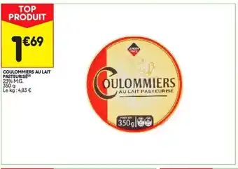 Leader Price Coulommiers au lait Pasteurise offre