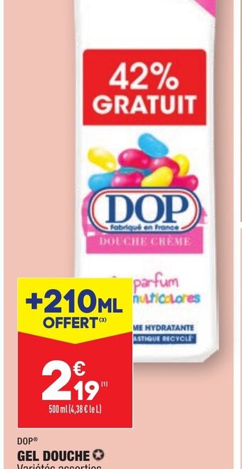 ALDI GEL DOUCHE offre